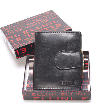 Dámská stylová kožená peněženka černá - Ellini Dahlia