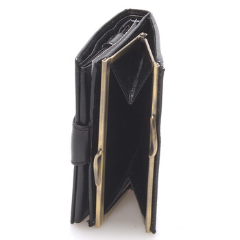 Dámská stylová kožená peněženka černá - Ellini Dahlia