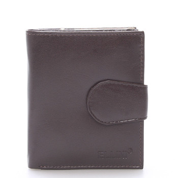 Dámská stylová kožená peněženka čokoládově hnědá - Ellini Dahlia