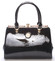 Dámská lakovaná černá kabelka - Jessica