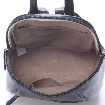 Dámský větší městský batůžek černý - David Jones Sarhar