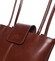 Unikátní dámská kožená kabelka/batoh hnědá - ItalY Zephyra