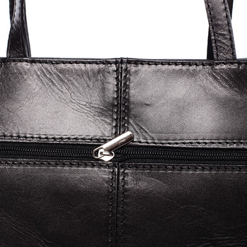Černá kožená kabelka přes rameno - ItalY Yura