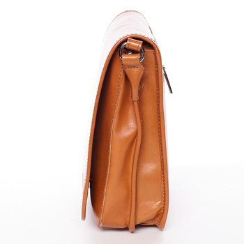 Luxusní světle hnědá kožená taška přes rameno ItalY Harper