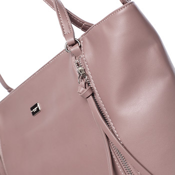 Elegantní růžová kabelka přes rameno - David Jones Paola