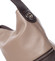 Dámská kožená kabelka přes rameno hnědá - ItalY Miriam