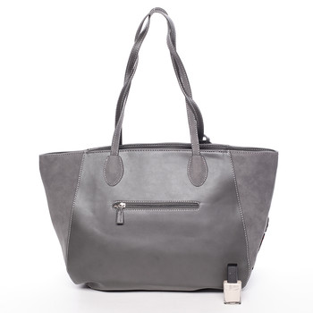 Nadčasová šedá kabelka přes rameno - David Jones Shelby