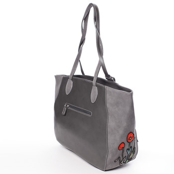 Nadčasová šedá kabelka přes rameno - David Jones Shelby