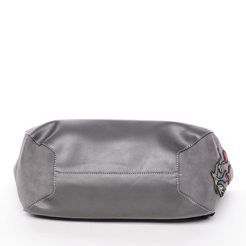 Nadčasová šedá kabelka přes rameno - David Jones Shelby