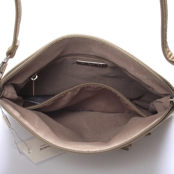 Originální dámská crossbody kabelka khaki - David Jones Sanna