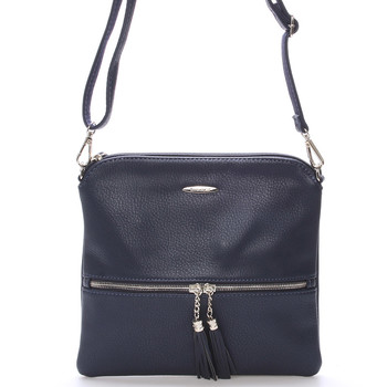 Originální dámská crossbody kabelka tmavě modrá - David Jones Sanna