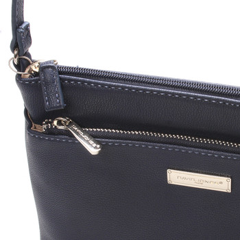 Malá módní crossbody tmavě modrá kabelka - David Jones Jakarta
