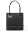 Dámská luxusní kabelka černá se vzorem - Delami Claudine