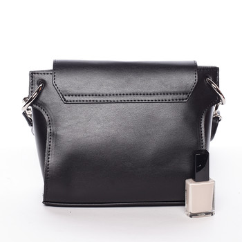 Trendy dámská crossbody kabelka černá - Delami Jasen