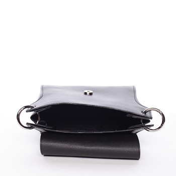 Trendy dámská crossbody kabelka černá - Delami Jasen