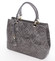 Originální dámská kožená kabelka šedá - ItalY Mattie
