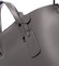 Dámská kožená kabelka tmavě šedá - ItalY Jordana