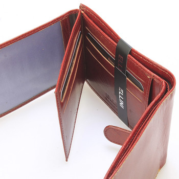 Pánská kožená peněženka hnědá - Ellini Dainis