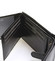Bezpečná pánská kožená peněženka černá - Ellini Metheo