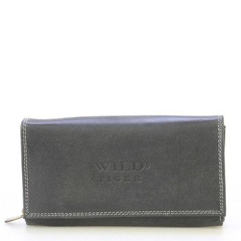 Dámská kožená peněženka černá - WILD Haemon New
