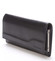 Luxusně elegantní kožená černá peněženka - Ellini Griffin