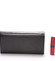 Luxusně elegantní kožená černá peněženka - Ellini Griffin