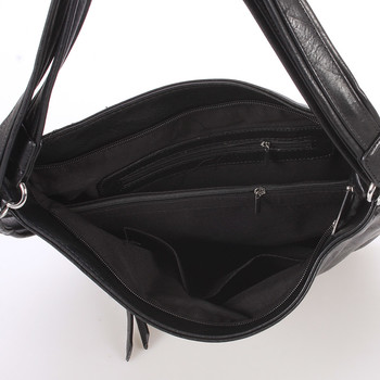 Dámská crossbody kabelka černá - Delami Francina