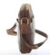 Perfektní pánská hnědá kožená taška - Sendi Design Halir
