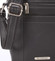 Perfektní pánská černá kožená taška - Sendi Design Halir