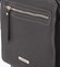 Černá kožená pánská taška přes rameno - Sendi Design Helio