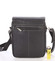Černá luxusní kožená pánská taška - Sendi Design Heliodoros