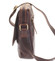 Hnědá kožená pánská taška přes rameno - Sendi Design Helio