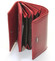 Dámská módní kožená lakovaná peněženka červená - LOREN Ianthe