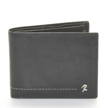 Pánská kožená volná peněženka černá - Rovicky Hesper