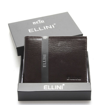 Pánská peněženka čokoládově hnědá - Ellini Valentino 