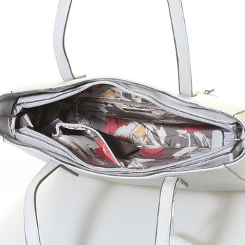 Dámská světle šedá kabelka přes rameno - David Jones Wiktoria