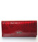 Dámská módní kožená lakovaná peněženka červená - Lorenti Idylla