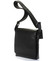 Černá elegantní crossbody kožená taška - Delami 1172