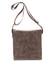 Světle hnědá elegantní crossbody kožená taška - Delami 1172