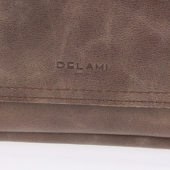 Světle hnědá elegantní crossbody kožená taška - Delami 1172