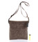 Světle hnědá elegantní crossbody kožená taška - Delami 1172