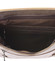Světle hnědá elegantní crossbody kožená taška - Delami 1172