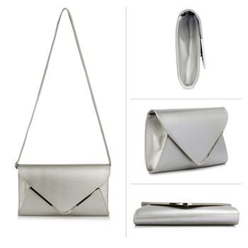 Elegantní stříbrné psaníčko - LS Fashion Ilaria 