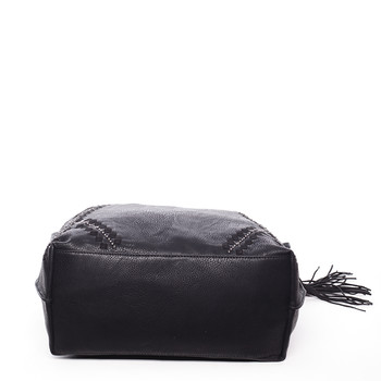 Originální dámská černá kabelka s odleskem- MARIA C Gelasia