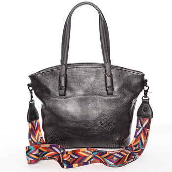 Jemná elegantní dámská stříbrná kabelka - Maria C Grete