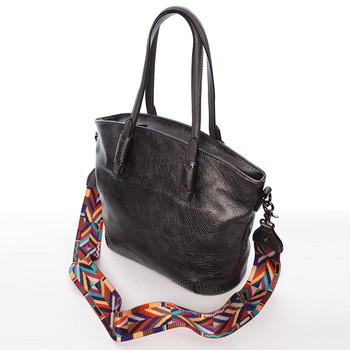 Jemná elegantní dámská stříbrná kabelka - Maria C Grete