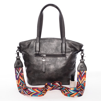 Jemná elegantní dámská stříbrná kabelka - Maria C Grete