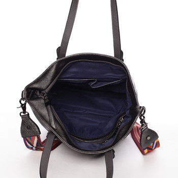 Jemná elegantní dámská stříbrná kabelka - Maria C Grete