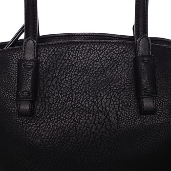 Jemná elegantní dámská černá kabelka - Maria C Grete