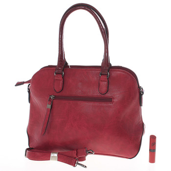 Elegantní červená dámská kabelka do ruky - Maria C Europa
